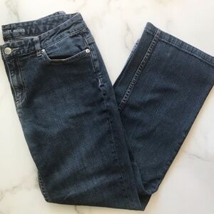 Michael Kors Dark Wash Mid Rise Straight Jeans Size 8